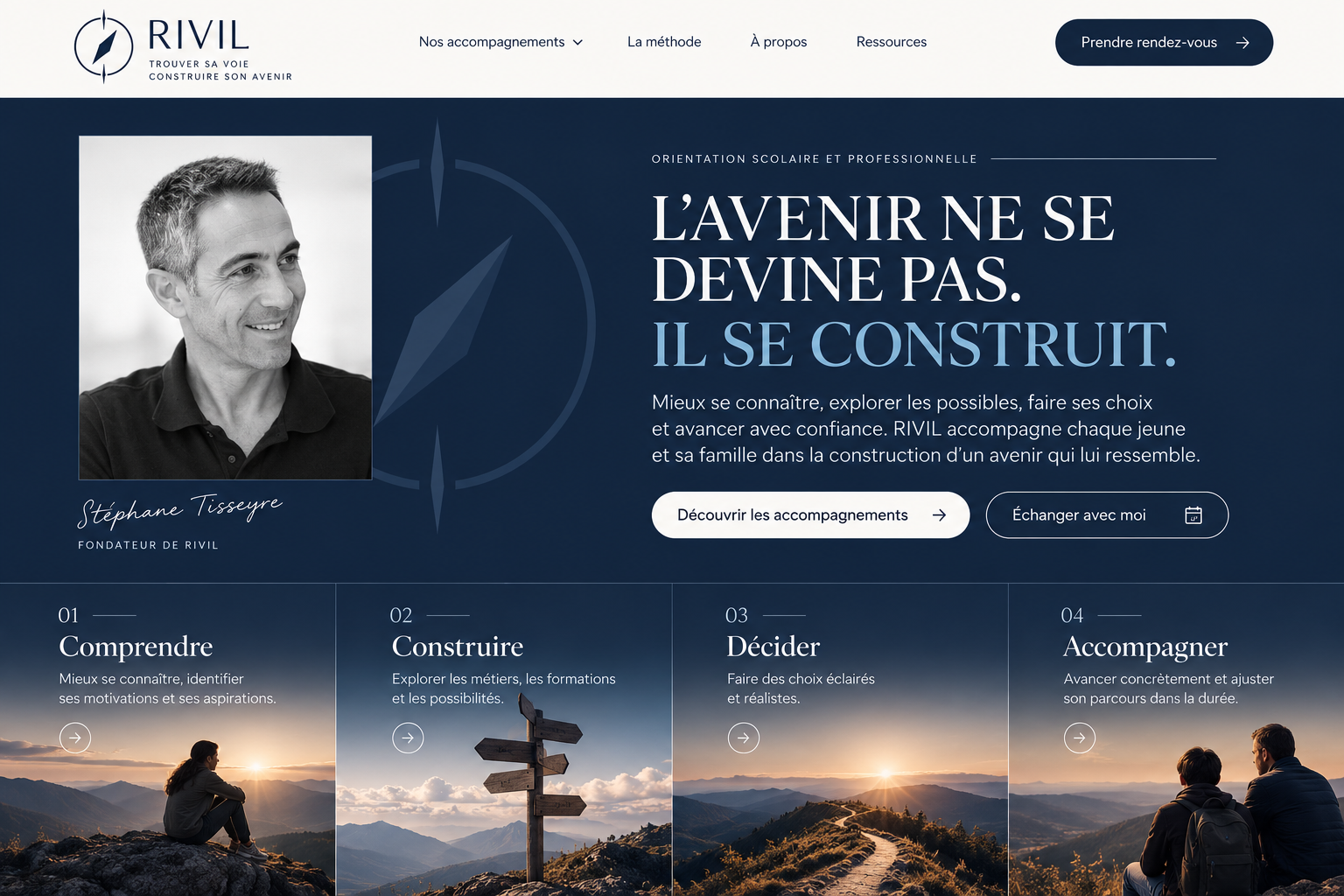 Stéphane Tisseyre, fondateur de RIVIL